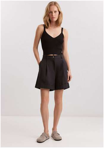 Шорты из хлопка и льна BAON 11554689