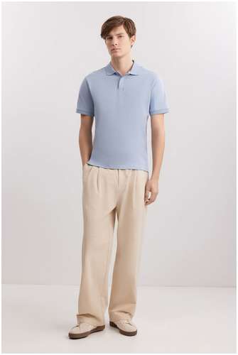 Поло из хлопкового материала интерлок BAON B7025024 / 11556463 - вид 2