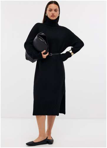 Трикотажное платье с воротником BAON B4524503 / 11548112 - вид 2