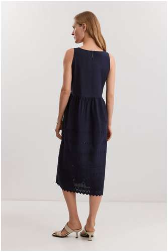 Платье из 100% хлопкового поплина BAON B4525068 / 11558840 - вид 2