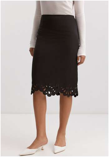 Юбка из вискозы и льна BAON B4725020 / 11556557 - вид 2