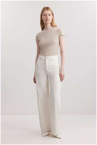 Футболка из смесового полотна в рубчик BAON B2325202 / 11552956 - вид 2