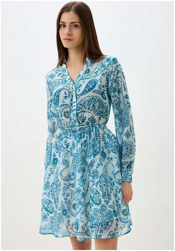Платье из смесовой вискозы с принтом пейсли BAON B4525020 / 11557545 - вид 2