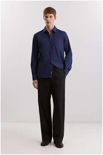 Рубашка из хлопково-льняной ткани BAON B6625015 / 11556867 - вид 2