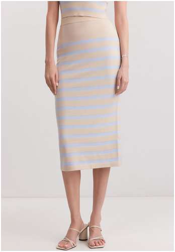 Юбка из смесовой пряжи с вискозой BAON B4725002 / 11553810 - вид 2