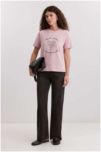 Футболка из эластичного хлопкового полотна BAON B2325009 / 11555349 - вид 2