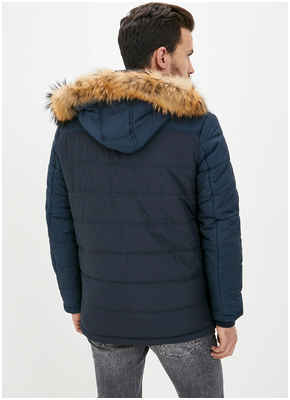 Куртка с мехом из комбинированных материалов BAON B539515 / 11524854 - вид 2