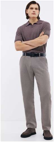 Брюки чинос мужские из льна и хлопка BAON B7924025 / 11544227 - вид 2