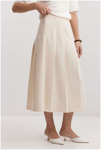 Юбка из смесовой костюмной ткани BAON B4725008 / 11554880 - вид 2