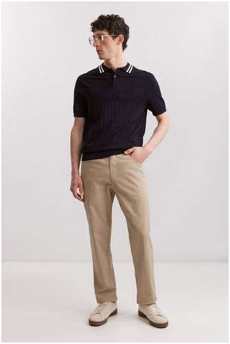 Джемпер-поло из смесовой вискозы BAON B6325012 / 11554070 - вид 2