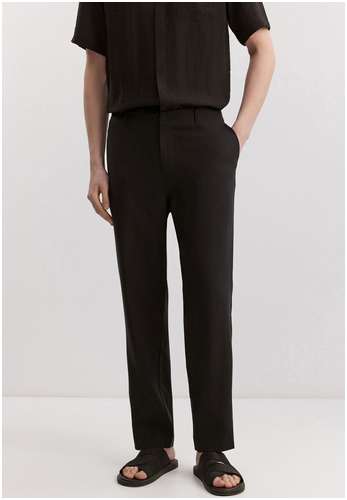 Свободные брюки из вискозы BAON B7925030 / 11556276 - вид 2