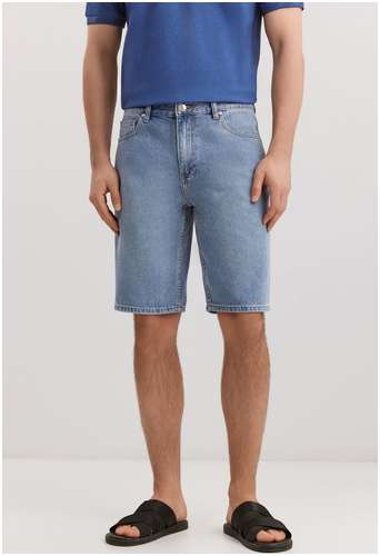 Шорты из смесового хлопкового денима BAON B8225012 / 11558674 - вид 2