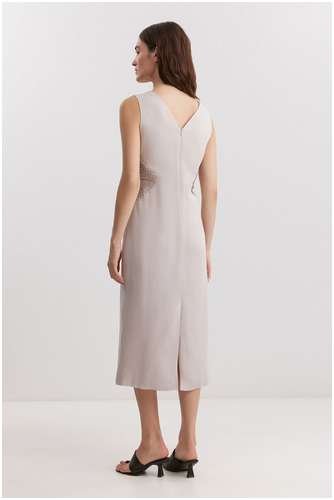 Платье из вискозы и льна BAON B4525042 / 11556335 - вид 2