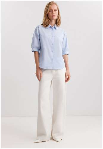 Блузка из 100% хлопкового поплина BAON B1925020 / 11553561 - вид 2