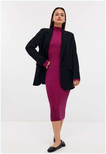 Платье-чулок из смесовой пряжи BAON B4524516 / 11548014 - вид 2