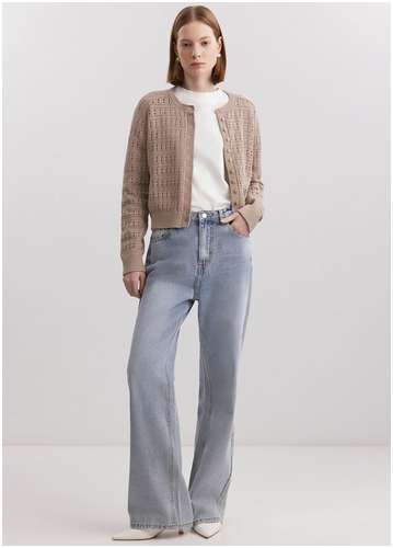 Кардиган из 100% хлопковой пряжи BAON B1425008 / 11554223 - вид 2