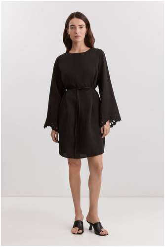 Платье из вискозы и льна BAON 11556258