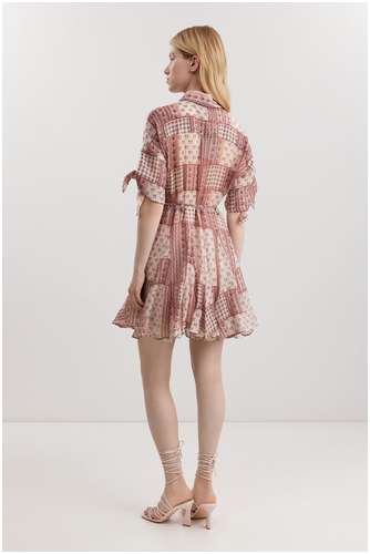 Платье-мини из вискозы BAON B4525056 / 11557981 - вид 2