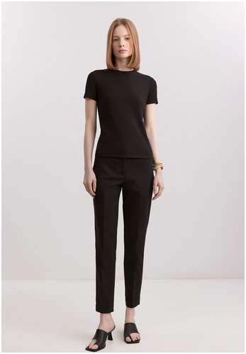 Футболка из смесового полотна в рубчик BAON B2325201 / 11553297 - вид 2