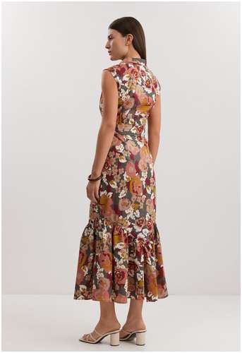 Платье из 100% хлопкового поплина BAON B4525050 / 11558219 - вид 2