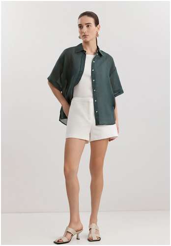 Блузка из 100% рами BAON B1925033 / 11558151 - вид 2