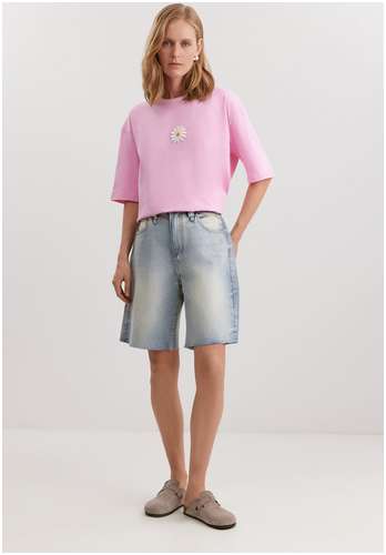 Шорты-бермуды из 100% хлопка BAON 11559016