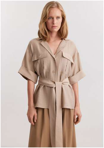 Блузка из смесовой вискозы BAON 11554453