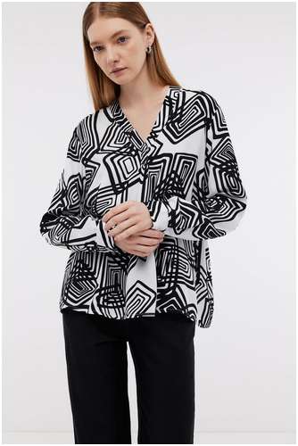 Блуза с геометрическим принтом BAON 11541564