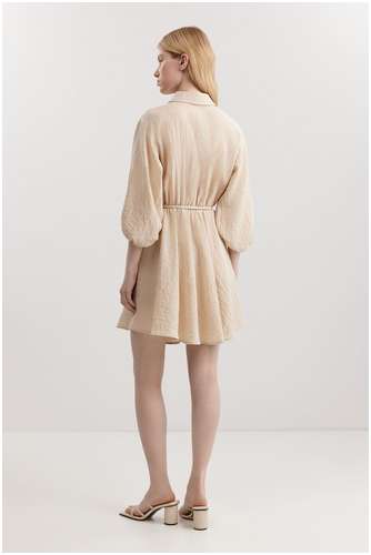 Платье-рубашка из смесовой ткани BAON B4525022 / 11557924 - вид 2