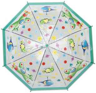 Зонт трость полуавтоматический для мальчиков INSTREET 1181212
