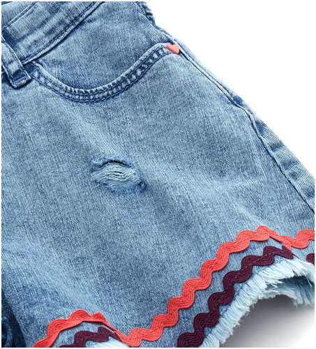 Шорты джинсовые для девочки Original Marines DDP3262F / 12012189 - вид 2