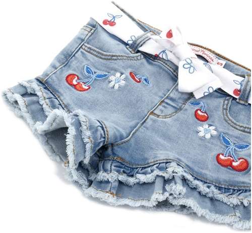 Шорты джинсовые для маленькой девочки Original Marines DEP1051NF / 12023343 - вид 2