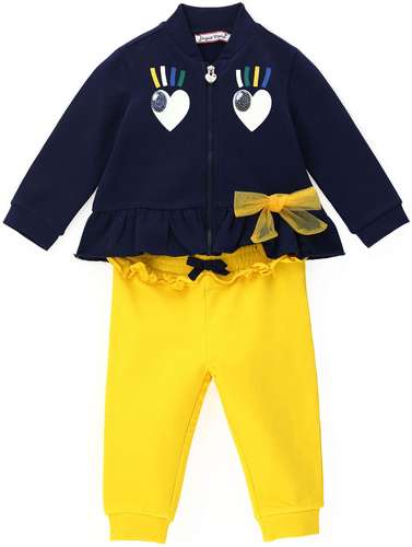 Спортивный костюм (толстовка+брюки) для маленькой девочки Original Marines Комплект (толстовка+брюки) 12014787