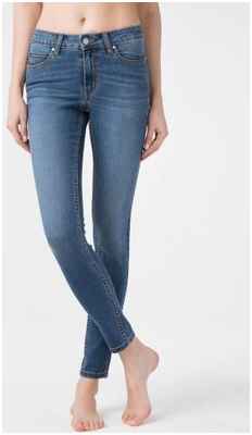 Брюки джинсовые ультракомфорные eco-friendly джинсы skinny со средней посадкой CON-182 Conte 1226250