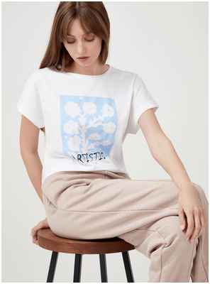 Джемпер женский футболка с манжетами «Artistic» LD 1791 Conte 1221196