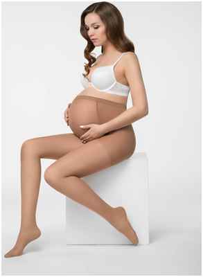 Колготки жен. эластичные шелковистые женские для будущих мам Maternity 40 неро цвета Conte 1226793
