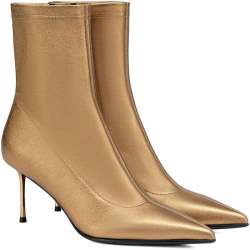 Женские демисезонные ботильоны EKONIKA PREMIUM PM00866CN-21-dk.gold-25S / 1234552 - вид 2