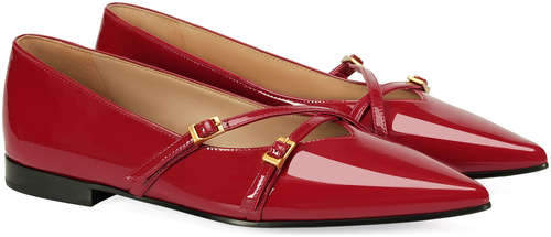 Женские балетки Мэри Джейн EKONIKA PREMIUM PM09051CN-17-chili-25S / 1234563 - вид 2