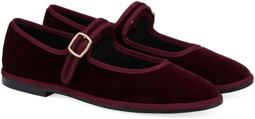 Женские балетки Мэри Джейн EKONIKA EN01205CN-04-cherry-25S / 1234703 - вид 2