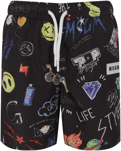 Шорты пляжные MSGM 2531389 12551079