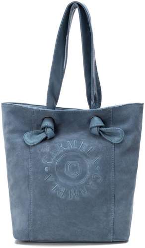 Женская сумка шоппер CARMELA, голубая 12724138