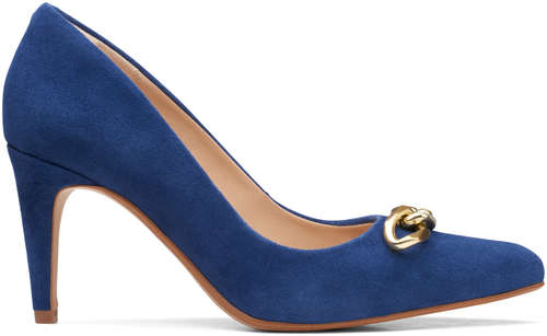 Женские туфли-лодочки Clarks, синие / 12730930 - вид 3