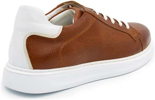 Мужские кеды Clarks, коньячные / 12723492 - вид 2