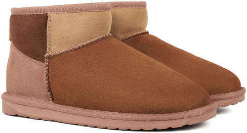 Женские полусапоги из овчины (угги) EMU Australia, коричневые 12737408