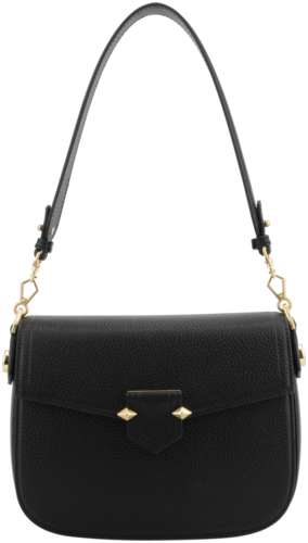 Женская сумка кросс-боди Maison Pourchet, черная / 12724033