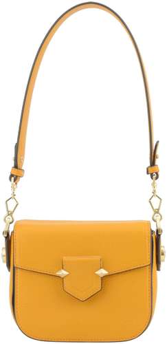 Женская сумка кросс-боди Maison Pourchet, желтая 12724032