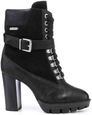Женские высокие ботинки Pepe Jeans London, черные / 1278754 - вид 2