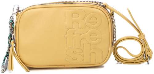 Женская сумка кросс-боди REFRESH, желтая 12724125