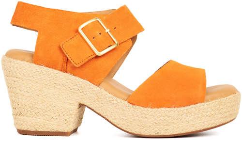 Женские босоножки Clarks, оранжевые / 12736725 - вид 2