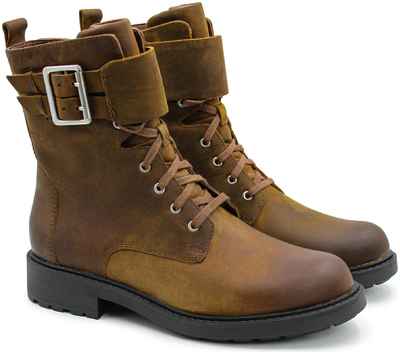 Женские высокие ботинки Clarks, коричневые / 12711281